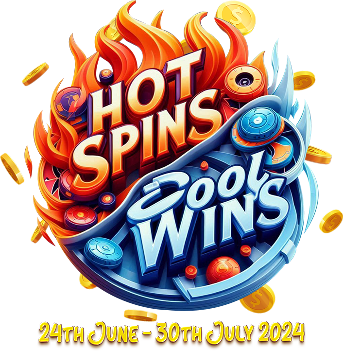 Hot Spins Cool Wins Logo